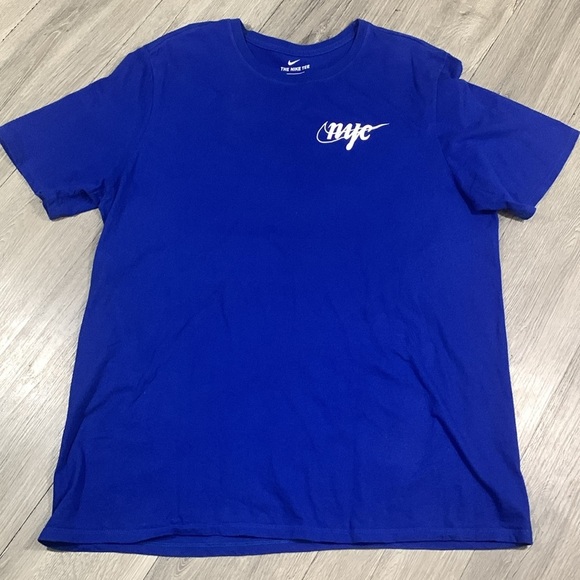 Nike NEW York City Royal Blue Screen Print Short Sleeve Tee size XL - Picture 6 of 11